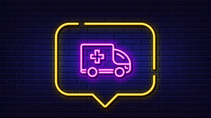 Emergency ambulance