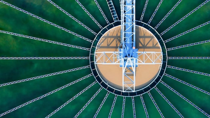 Wastewater tank