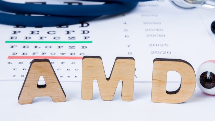 AMD Acronym Of Age-related Macular Degeneration - Eye