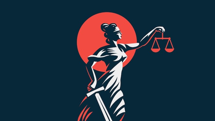 Greek goddess Themis representing law and justice