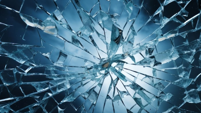 shattered glass