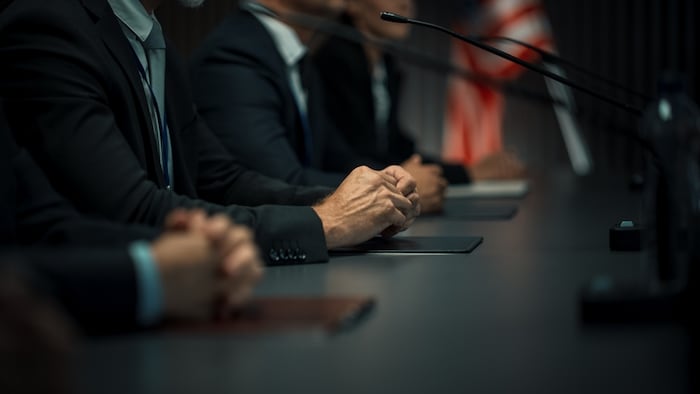 Close Up On Man Speaking