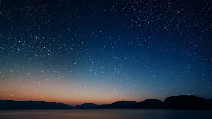 Stars in night sky